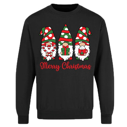 Adults XmasPrinted Sweatshirt - Merry Christmas