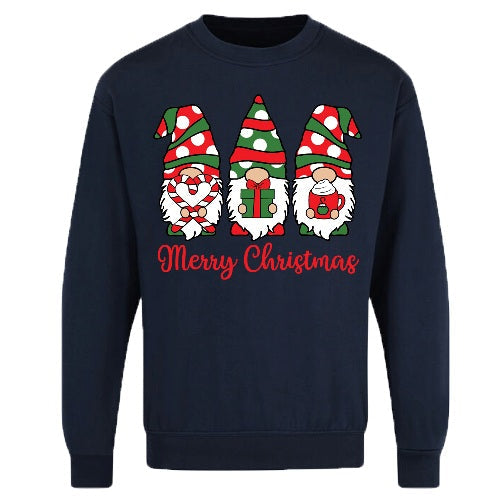 Adults XmasPrinted Sweatshirt - Merry Christmas