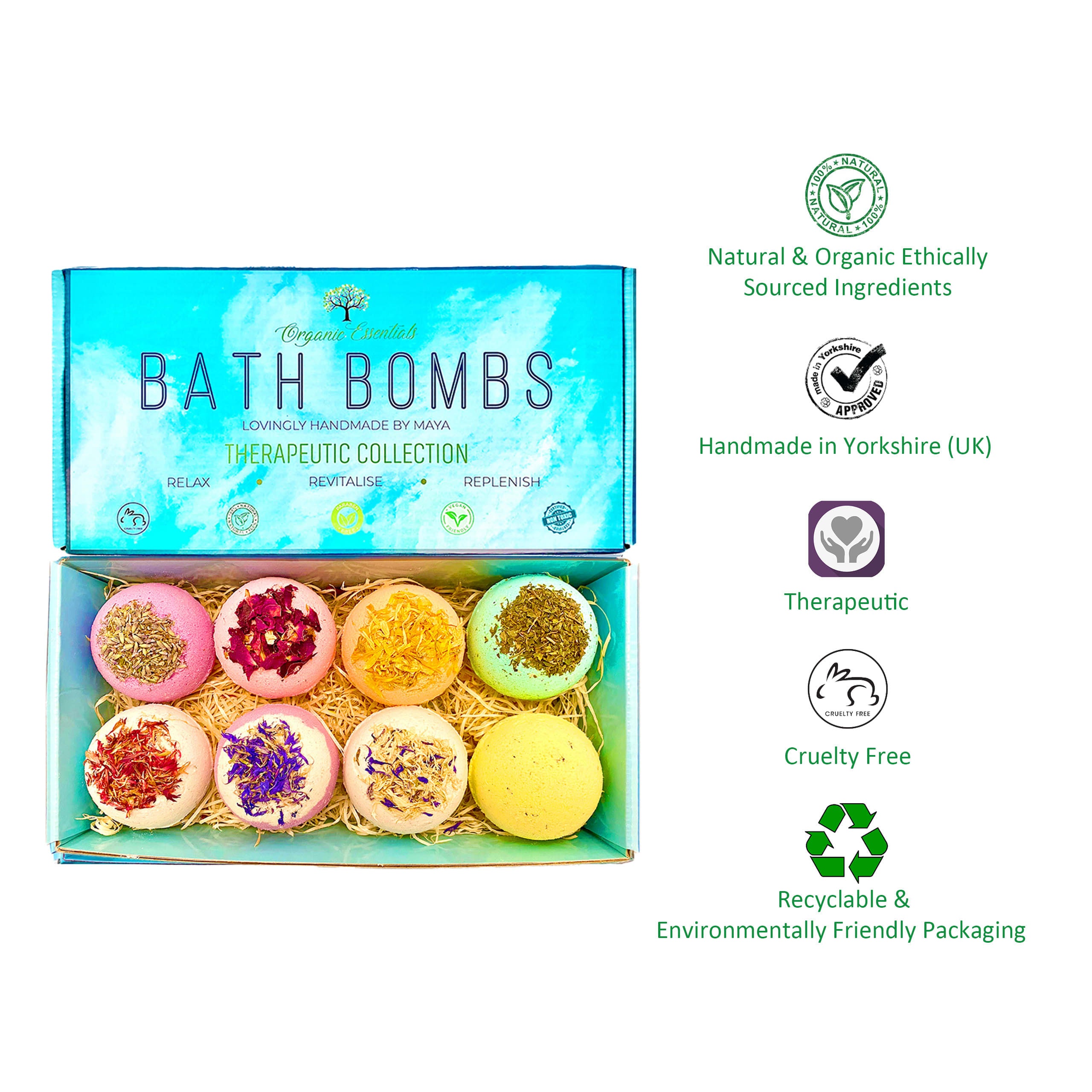 Luxury Therapeutic Bath Bomb Gift Set-3